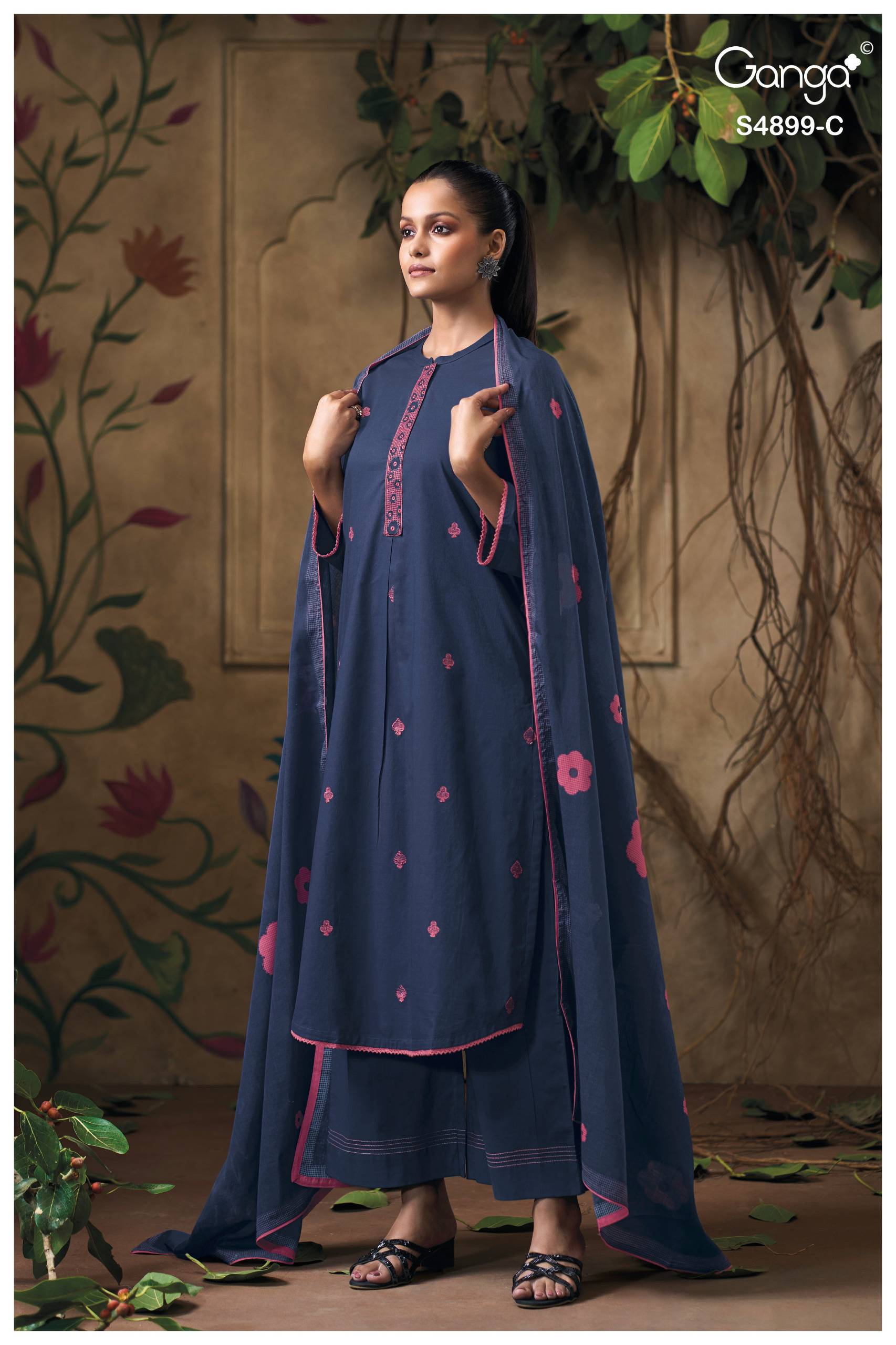 JULIERA 4899 Series By GANGA FASHION Stylish Beautiful Colourful Cotton Dresses At Wholesale Price